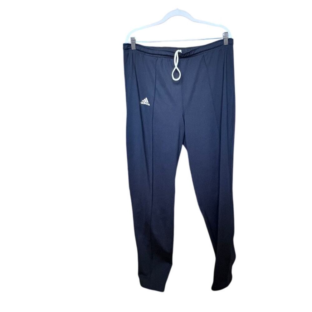 Adidas Black Track Pants Size L (Men’s or Unisex – see measurements)Zip Ankle